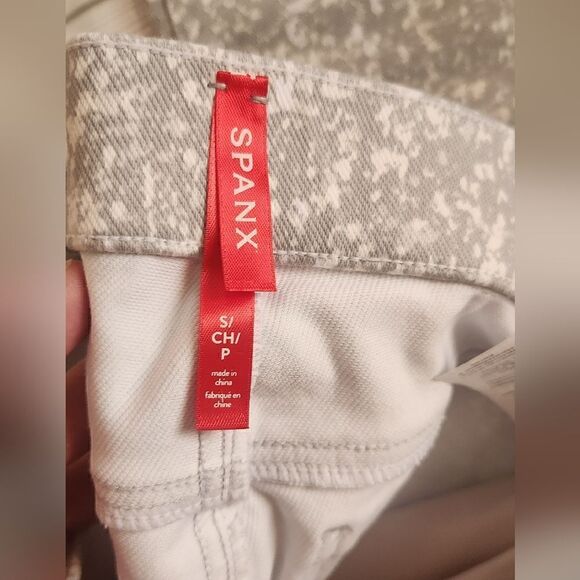 Spanx Ankle Jean-ish Leggings Speckled Gray Size Small - Picture 8 of 11